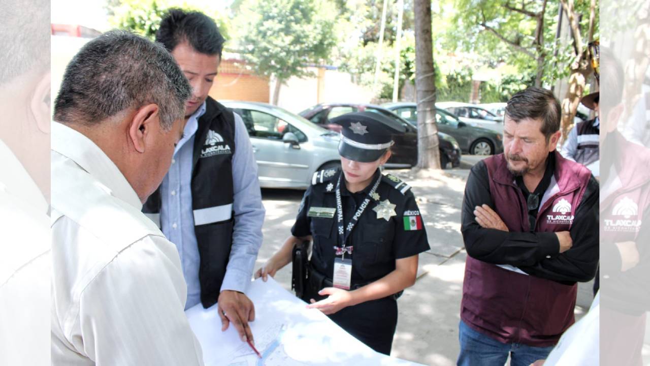 Ayuntamiento de Tlaxcala avanza con el proyecto de sendero seguro para proteger a miles de familias