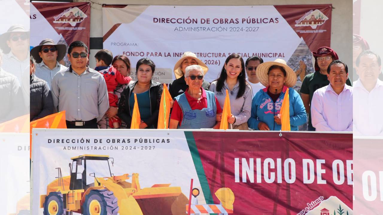 Administración de Aline Lazo convierte antiguas peticiones en obras para Ixtenco