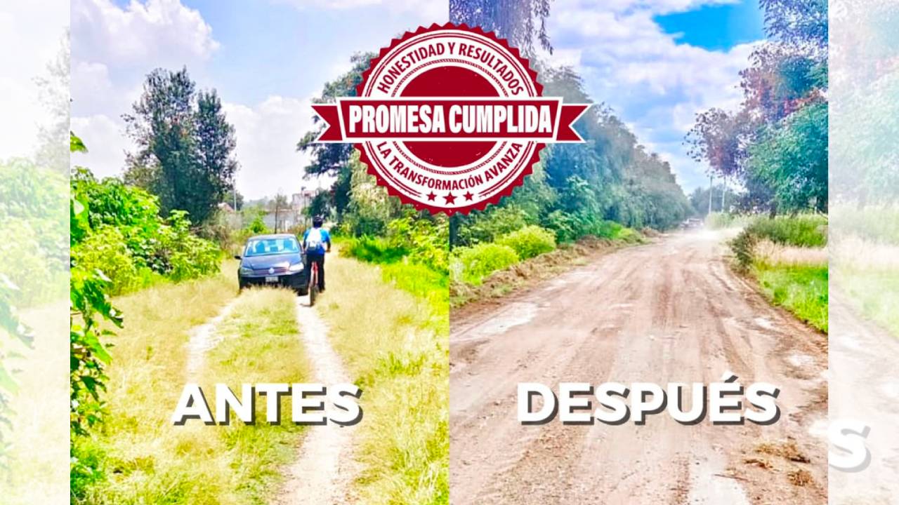 Acciones en territorio rescata mas vialidades para beneficio de peatones y automovilistas
