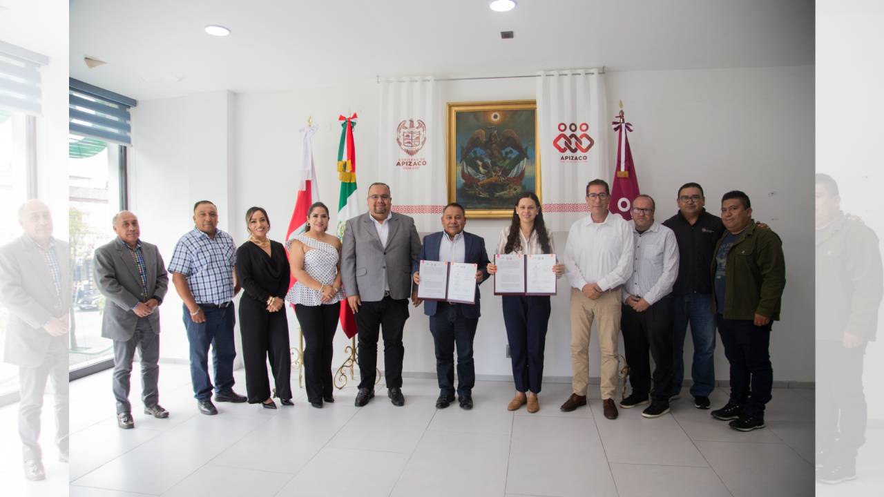Firman convenio el ayuntamiento de Apizaco y la secretaría de cultura para crear centros culturales comunitarios