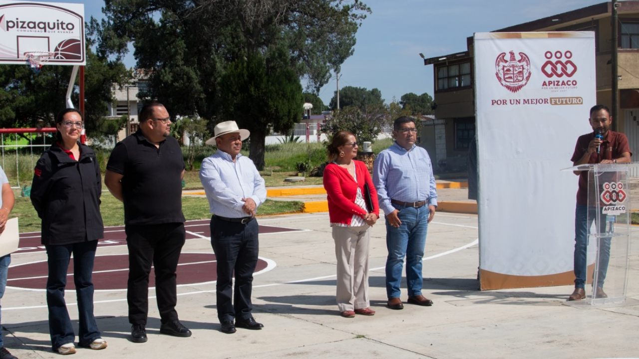 Rehabilita gobierno municipal de Apizaco área verde en la Colonia Tulio Hernández, de la comunidad de San Luis Apizaquito
