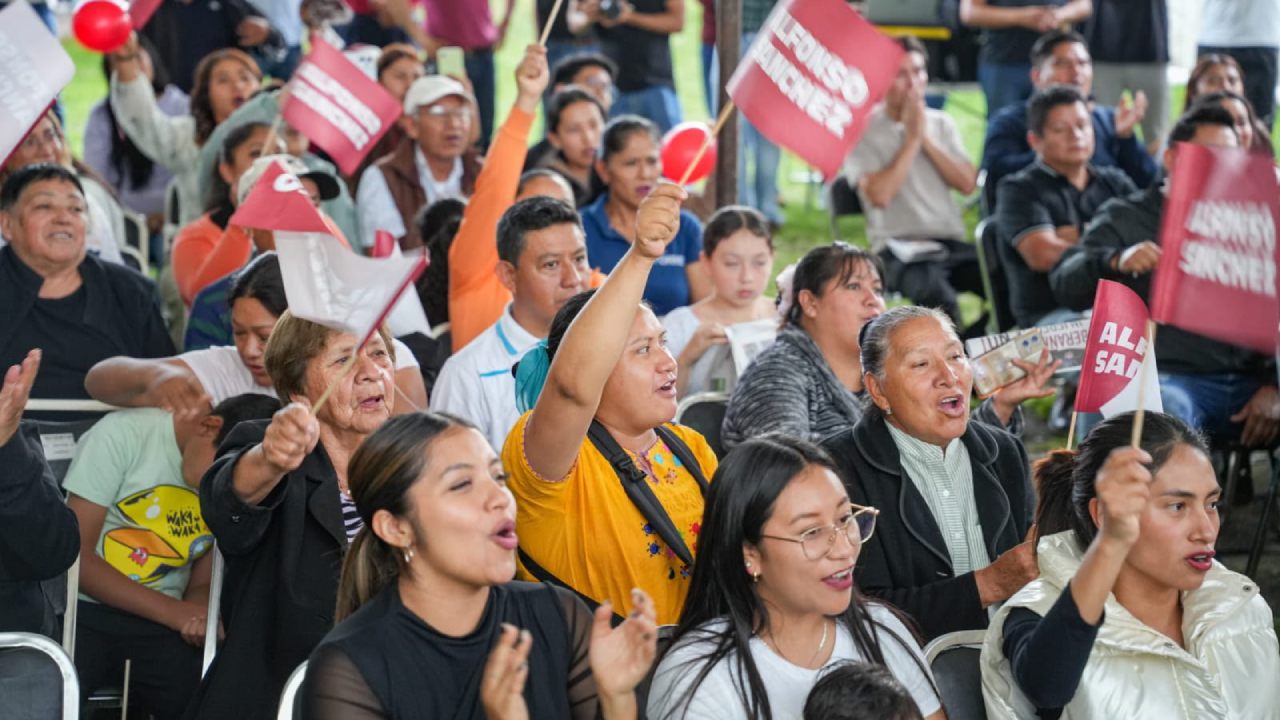 Más de mil tlaxcaltecas del sector salud se reúnen con Alfonso Sánchez en respaldo a la transformación