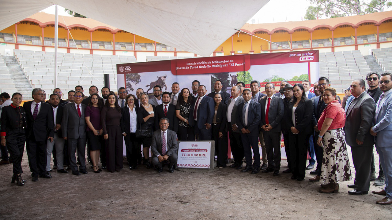 Inicia gobierno de Apizaco construcción de la techumbre  en la monumental plaza de toros Rodolfo Rodríguez “El Pana” con más de 20.9 MDP