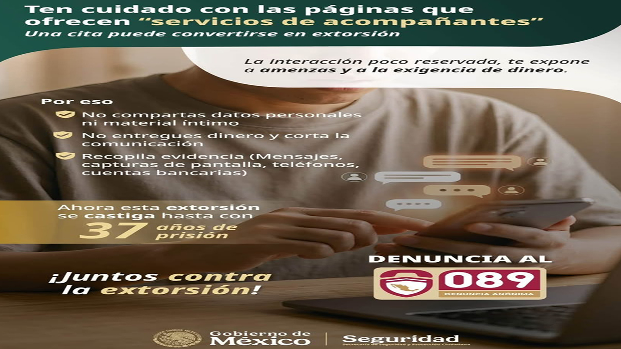 Ixtenco refuerza acciones preventivas contra la extorsión digital