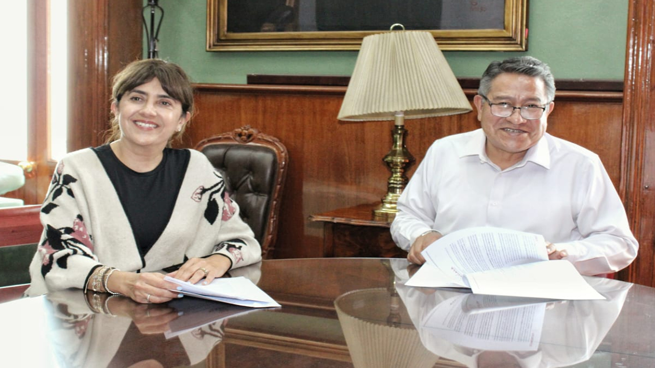 Ayuntamiento de Tlaxcala signa convenio de colaboración con el Patronato de Feria