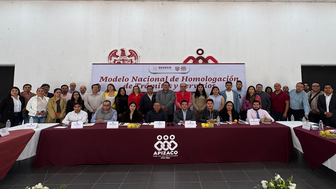 SEDECO y Ayuntamiento de Apizaco encabezan primera sesión regional de homologación de trámites y servicios